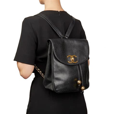 chanel vintage caviar backpack|Chanel Vintage Caviar Thin CIty Backpack .